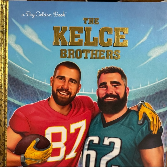 NFL Other - NFL The Kelce Brothers Book - Red, Gold, Green, Blue